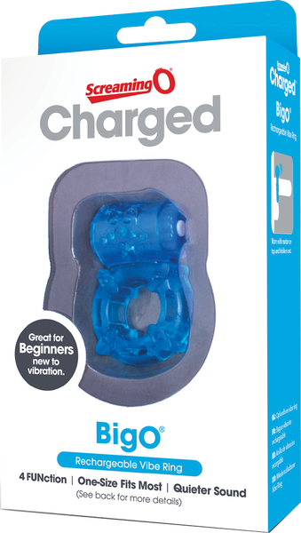 Screaming O Charged BigO – Rechargeable Vibrating Cock Ring