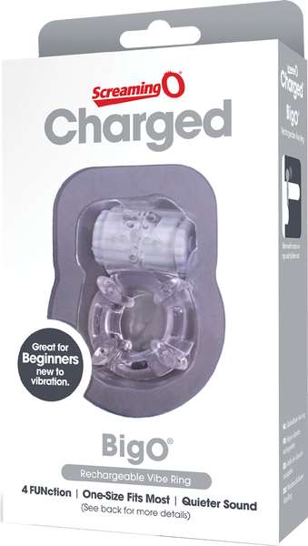 Screaming O Charged BigO – Rechargeable Vibrating Cock Ring