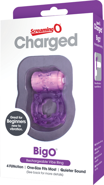 Screaming O Charged BigO – Rechargeable Vibrating Cock Ring