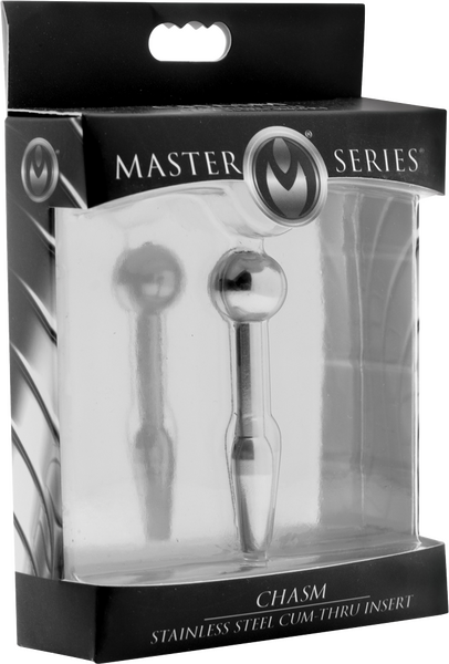 Chasm Stainless Steel Cum-Thru Urethral Insert – Smooth Sounding Insert