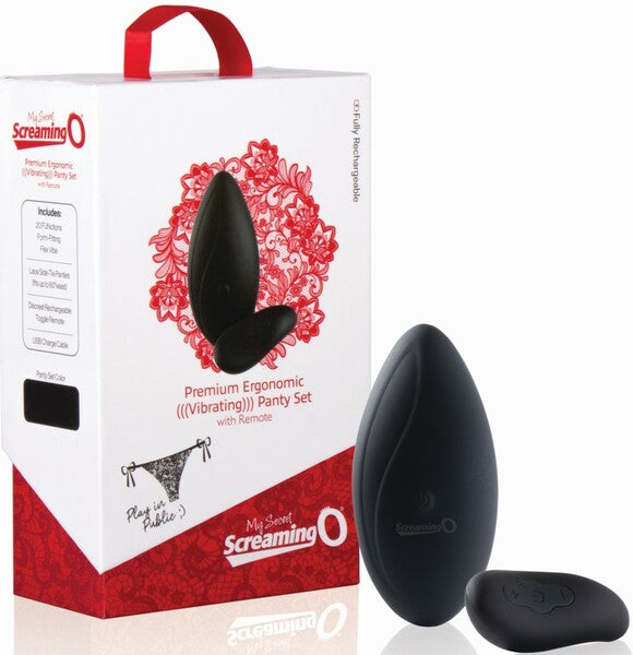 My Secret Screaming O Premium Ergonomic Remote Panty Set – Waterproof Panty Vibrator