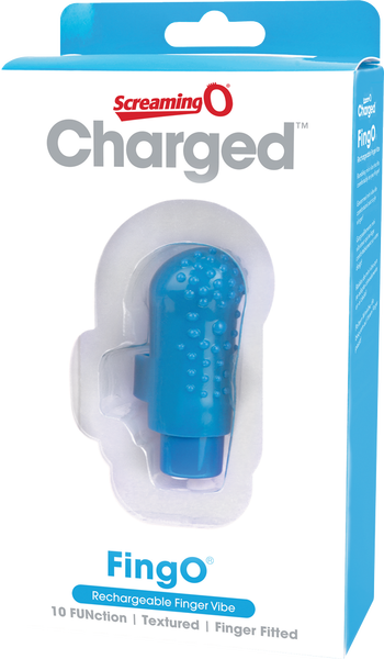 Charged Fing O – Rechargeable Mini Finger Vibrator with Vooom Technology