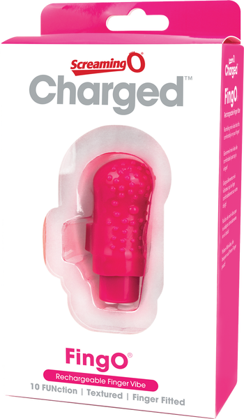 Charged Fing O – Rechargeable Mini Finger Vibrator with Vooom Technology