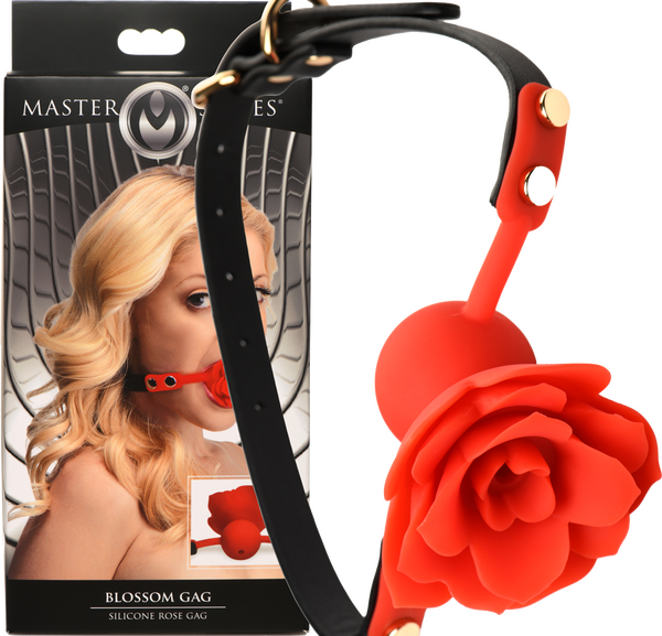 Blossom Gag Silicone Rose Gag – Plush Silicone Ball Gag
