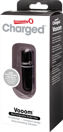 Vooom Bullet – Waterproof 10-Function Portable Bullet Vibrator
