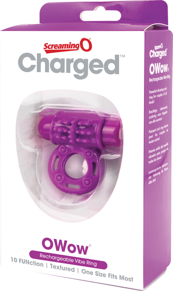 O Wow Ring – Rechargeable Vibrating Cock Ring with 10 Vibration Functions