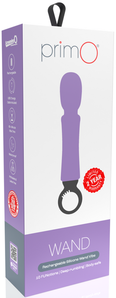Screaming O PrimO Wand – Rechargeable Portable Wand Vibrator with 5+5 Vibration Functions