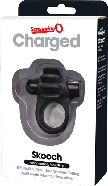 Skooch Charged – Rechargeable Vibrating Cock Ring with Textured Stimulation