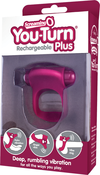 Charged You-Turn Plus – Rechargeable Vibrating Cock Ring