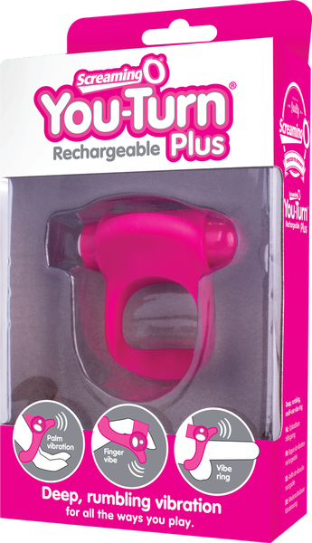 Charged You-Turn Plus – Rechargeable Vibrating Cock Ring