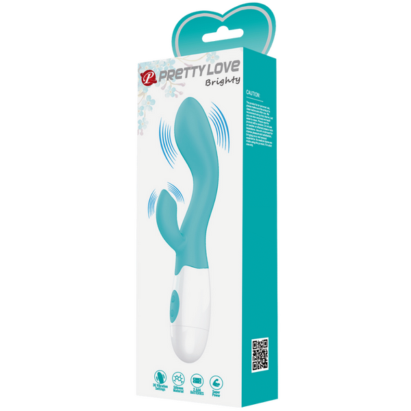 Brighty G-Spot and Clitoral Rabbit Vibrator – Dual Stimulation Vibrator