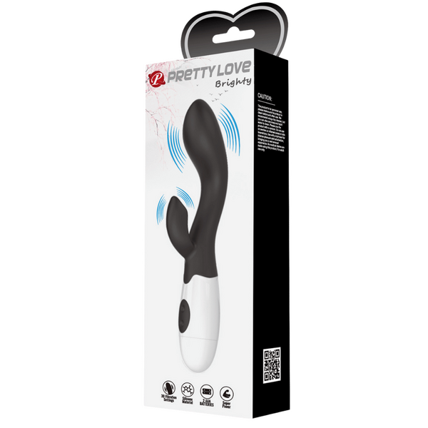 Brighty G-Spot and Clitoral Rabbit Vibrator – Dual Stimulation Vibrator