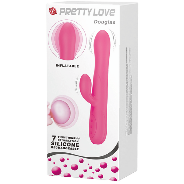 Inflatable Dennis – Rechargeable Vibrator with Angled Tip