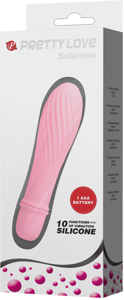 Solomon Mini Vibrator – Silicone Small Vibrator with Swirl Tip