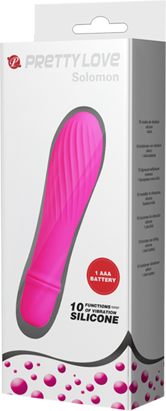 Solomon Mini Vibrator – Silicone Small Vibrator with Swirl Tip