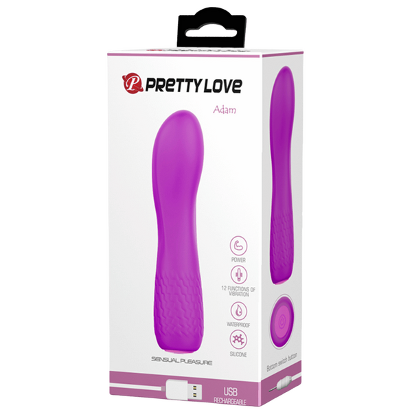 Alice Rechargeable Medical-Grade Silicone Vibrator with 12 Functions and Ergonomic Design