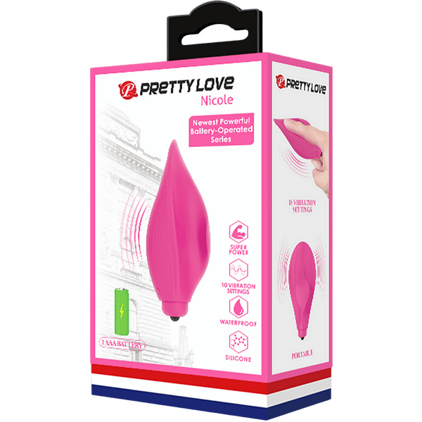 Nicole Silicone Finger Vibe – 10 Function Clit Stimulator Vibrator