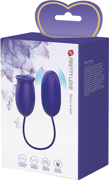 Daisy Licking & Vibrating Combination (Purple)