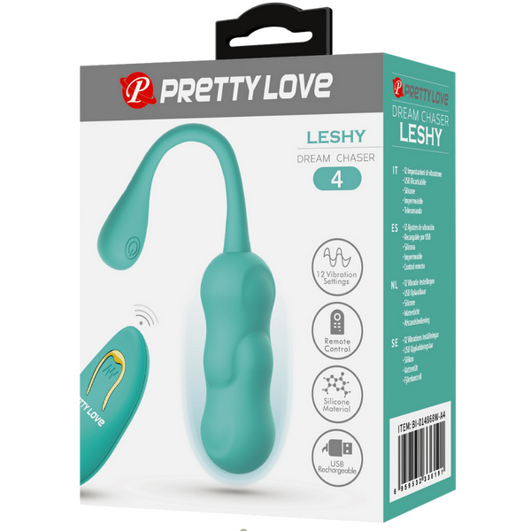Leshy 4 Dream Chaser Rechargeable Silicone Vibrating Remote Egg