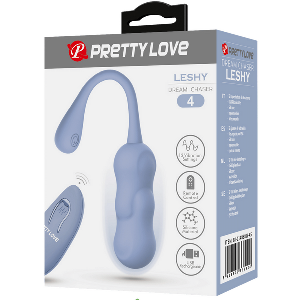 Leshy 4 Dream Chaser Rechargeable Silicone Vibrating Remote Egg