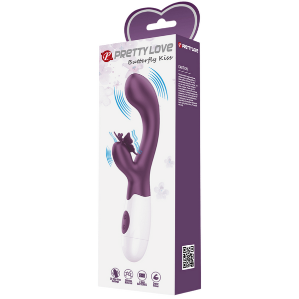 Pretty Love Butterfly Kiss – Vibrator With Clitoral Stimulation Arm
