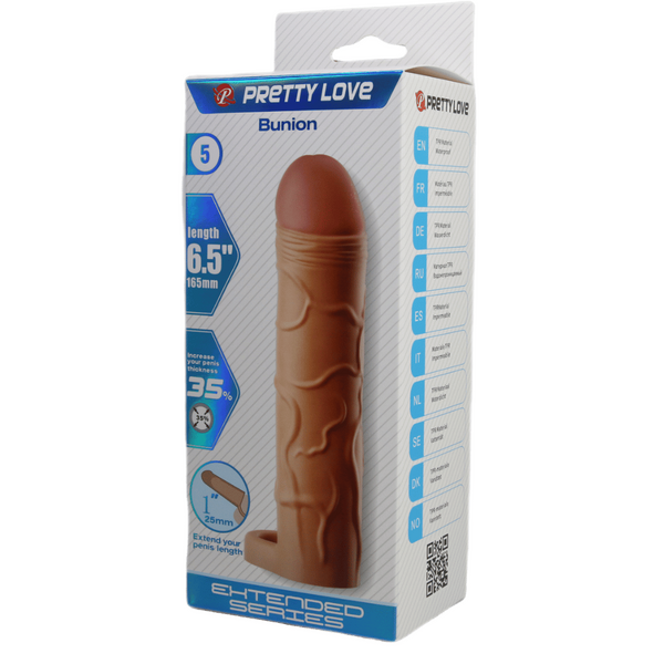 Bunion 6.5 Inch Stretchy Shaft Cock Sleeve Penis Sheath