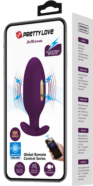 App Control Jefferson – App-Controlled E-Stim Butt Plug