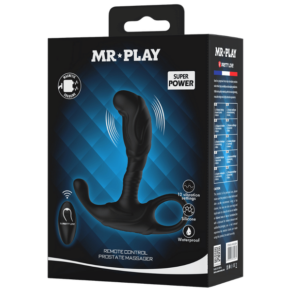 Remote Control Prostate Massager (Black)