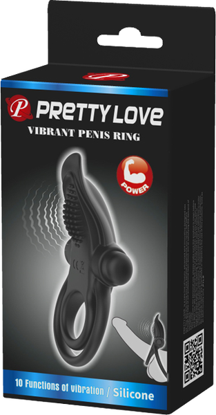 Vibrant Rabbit Cock Ring – Silicone Vibrating Penis Ring