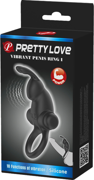 Pretty Love Vibrant Penis Ring 1 – Waterproof Vibrating Silicone Penis Ring