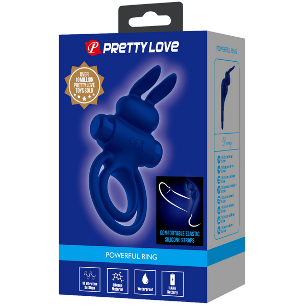 Darey Rabbit Cock Ring – Silicone Vibrating Cock Ring