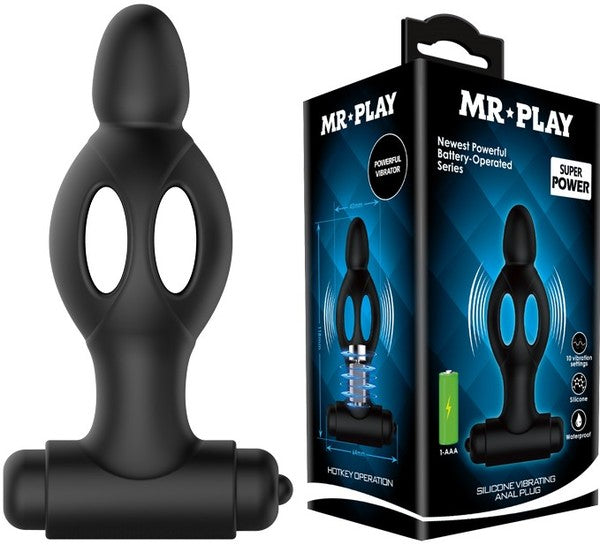 Mr. Play Silicone Vibrating Anal Plug – Soft Silicone Anal Plug