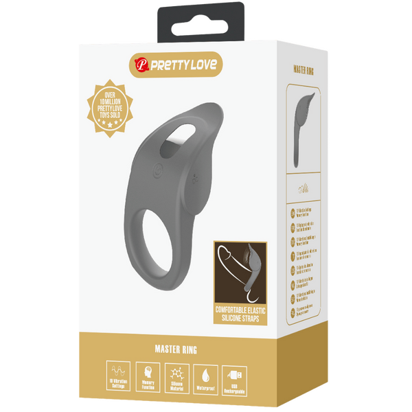 Alto – Silicone Stretchable Vibrating Cock Ring with Skin Sensitive Sensor