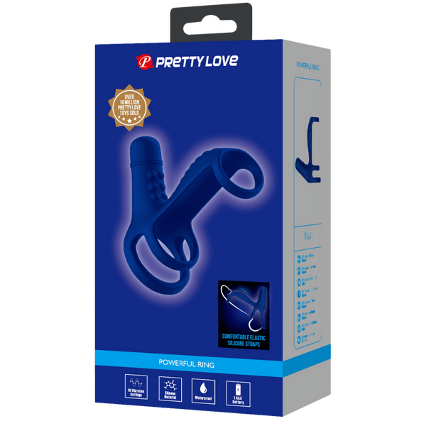 Pretty Love Elish – Vibrating Penis Sling with 10 Vibration Modes and Cock Ring