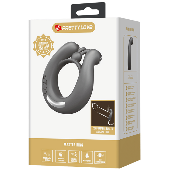 Dahlia – Silicone Dual Motor Vibrating Cock Ring