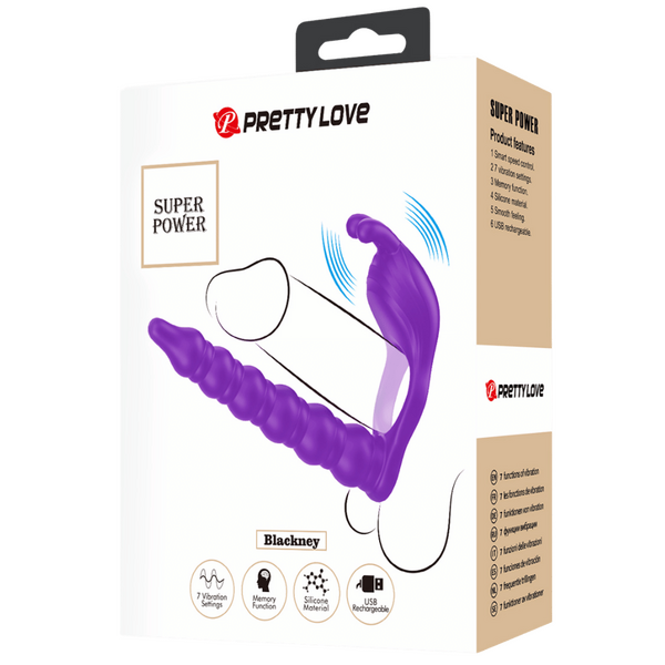 Blackney Rechargeable Vibrating Cock Ring – 7 Function Cock Ring
