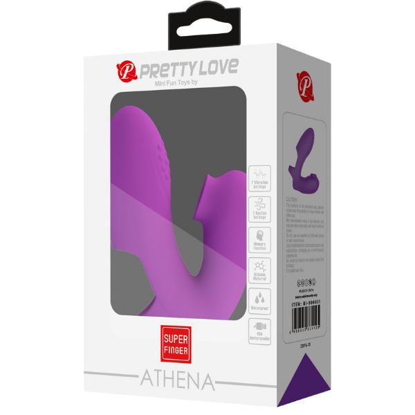 Rechargeable Athena – Silicone Finger Vibrator with 7 Vibration and Tapping Modes