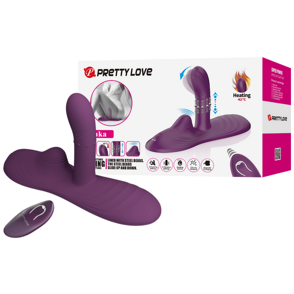 Luka Rechargeable Remote-Controlled Silicone Sit-Down Pad Vibrator
