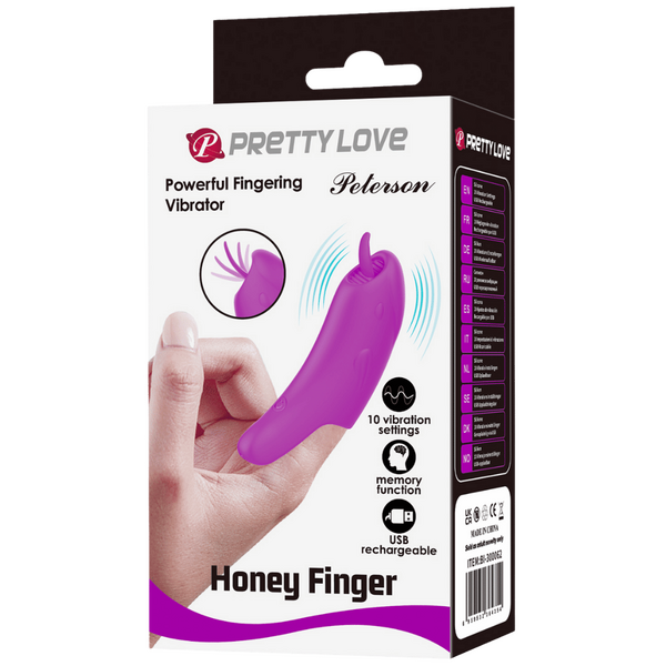 Peterson Rechargeable Honey Finger – Luxury Silicone Finger Vibrator