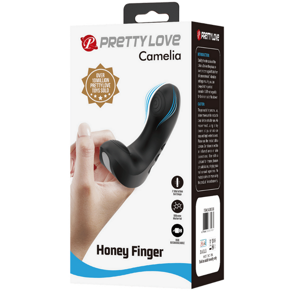 Honey Finger Camelia – Pocket-Sized USB Rechargeable Finger Vibrator