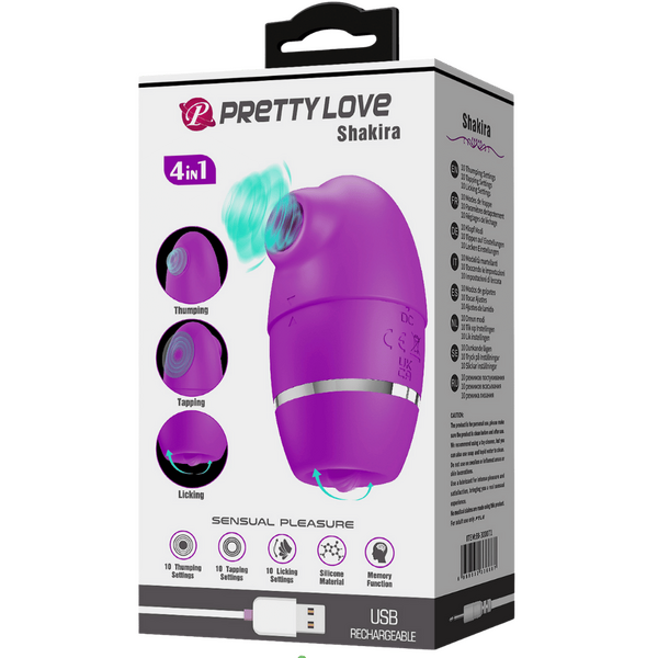 4in1 Thumping Shakira – 12 Function Silicone Vibrator