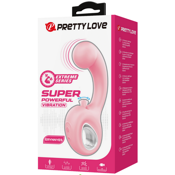 Erynnyes – Medical-Grade Silicone Dual-Stimulation Vibrator With 10 Vibration And 5 Licking Functions
