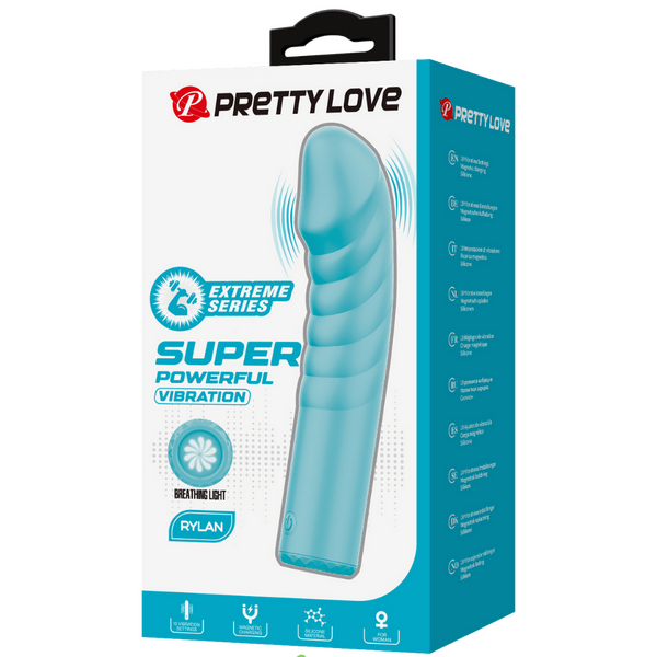 Rylan – Rechargeable, Slim Silicone, 10-Function Breathing Light Design G-Spot Vibrator