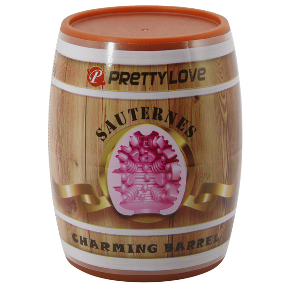 Charming Barrel Masturbator – Soft Realistic TPR Portable Male Masturbator