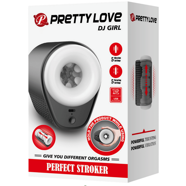 DJ Girl Perfect Stroker – Multi-Speed Thrusting Masturbator Cup