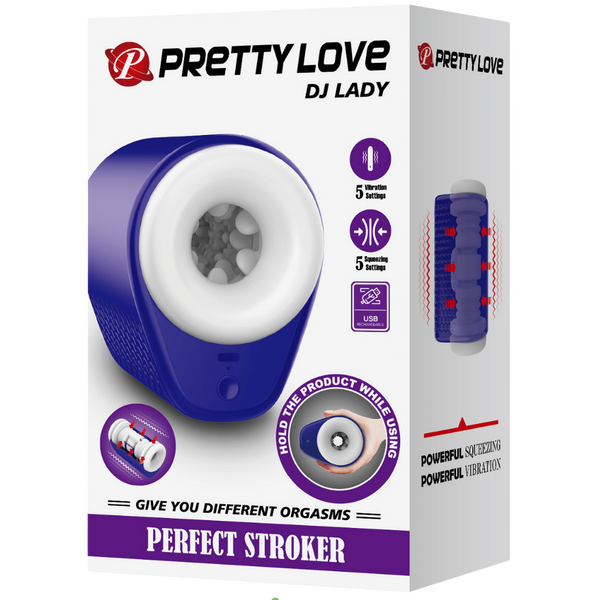 DJ Girl Perfect Stroker – Multi-Speed Thrusting Masturbator Cup