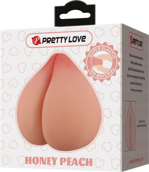 Honey Peach Masturbator – Realistic Textured Male Masturbator and Penis Trainer