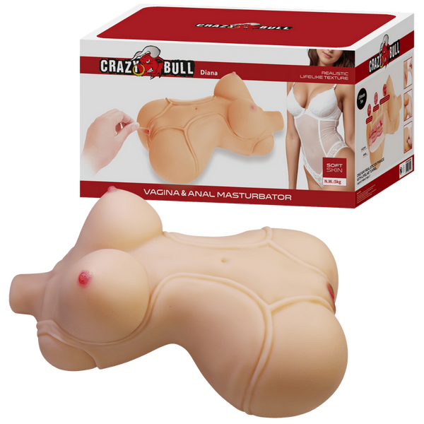 Diana – Realistic Vagina and Anal Masturbator with Weighted Core