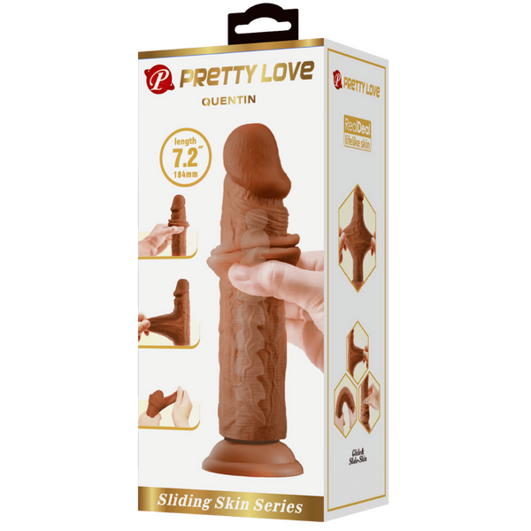 Quentin 7.2 Inch Realistic Dildo – Suction Cup Large TPR Dildo