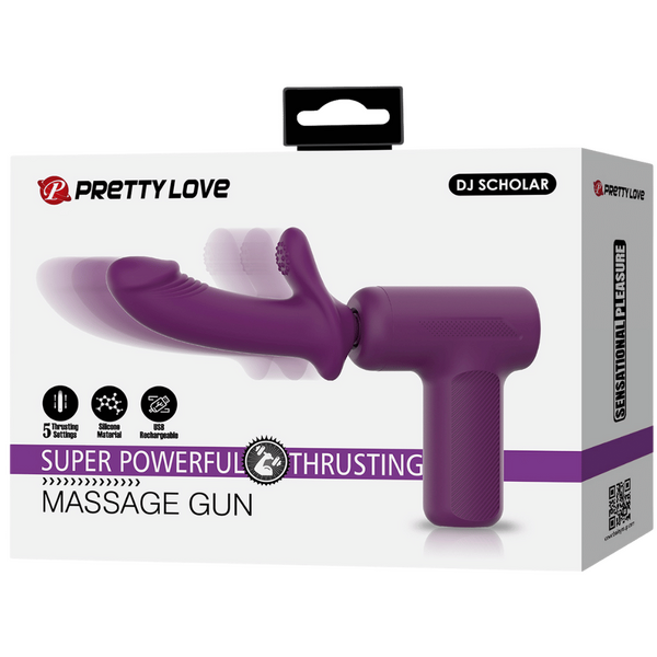 Super Power Thrusting Massage Gun – Powerful Motor Massage Gun with 5 Settings